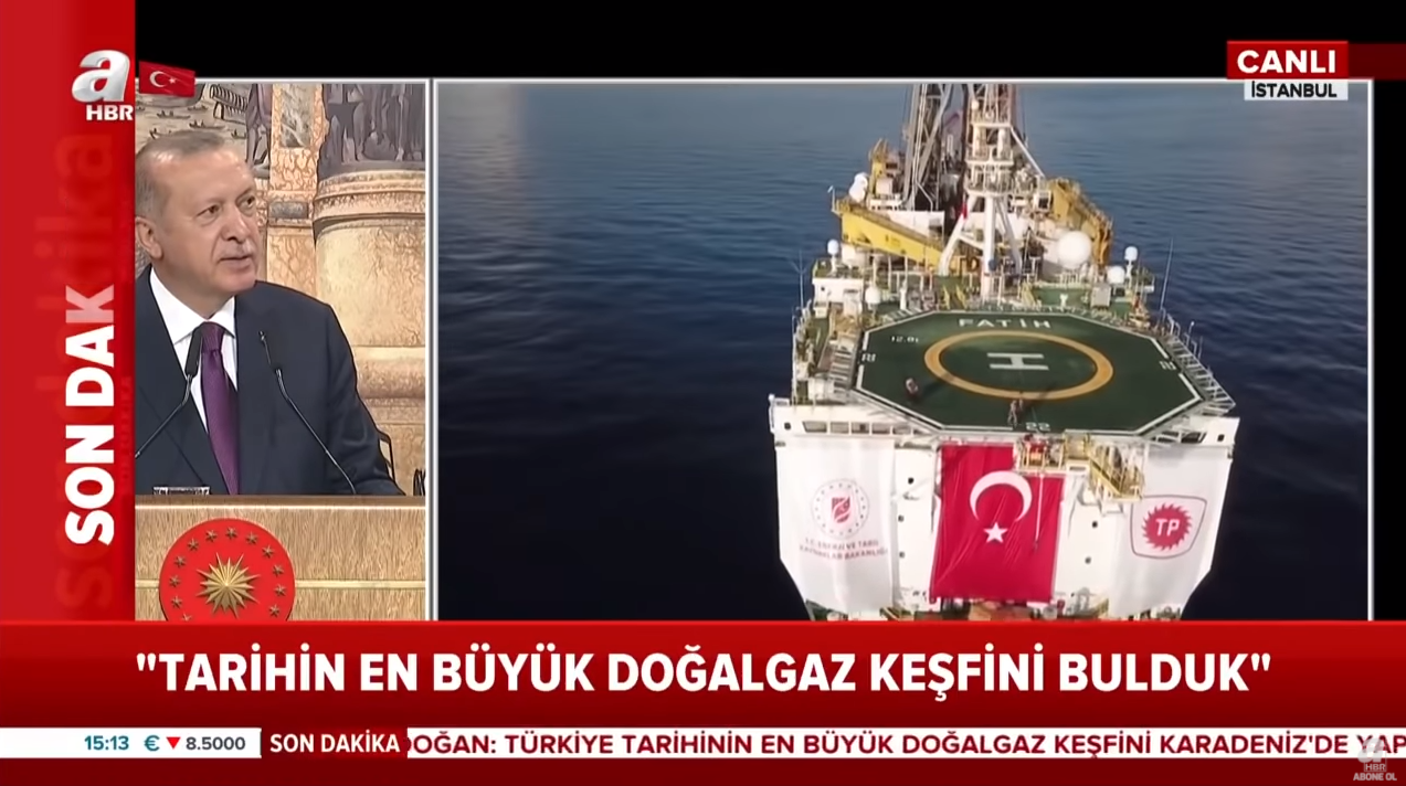Türkiye, tarihinin en büyük doğal gaz keşfini Karadeniz'de gerçekleştirdi